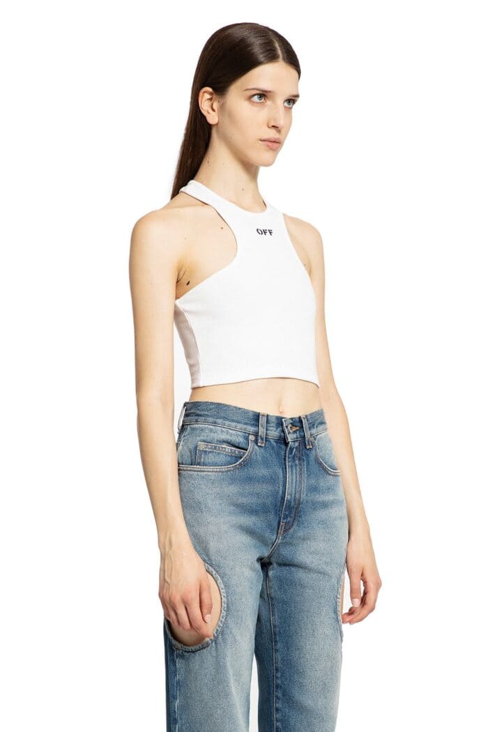 OFF-WHITE Off Stamp Rib Rowing Top