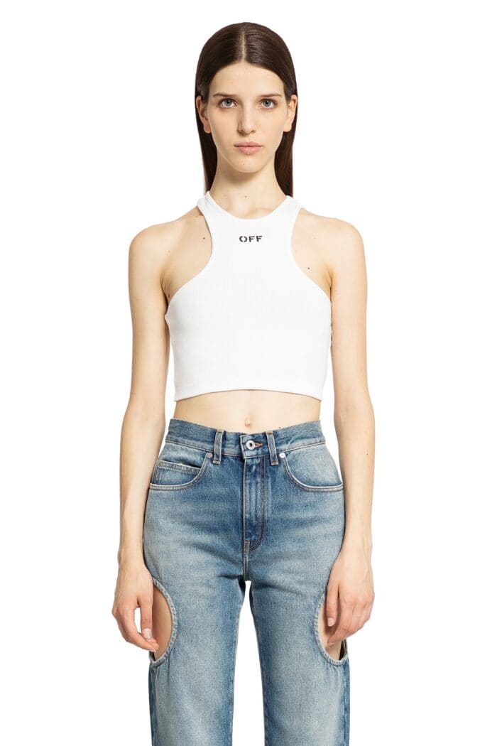 OFF-WHITE Off Stamp Rib Rowing Top