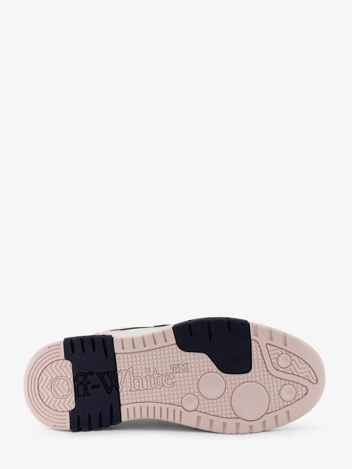 Off-White Out Of Office Leather Sneakers With Iconic Logo On The Side