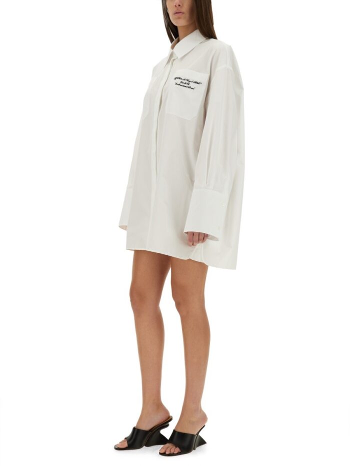Off-white OVERSIZED POPLIN SHIRT