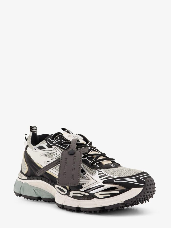 Off-White Ow Be Right Back Mesh And Synthetic Leather Sneakers