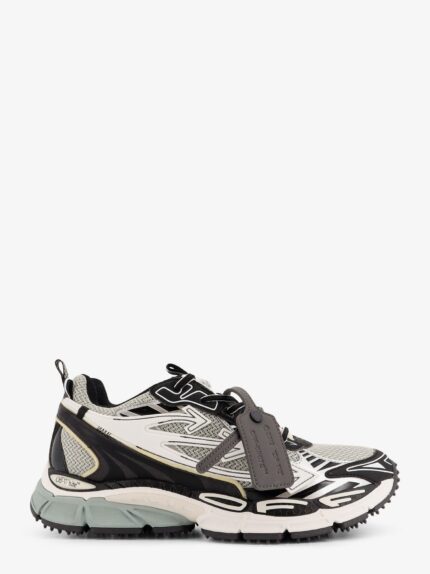 Off-White Ow Be Right Back Mesh And Synthetic Leather Sneakers
