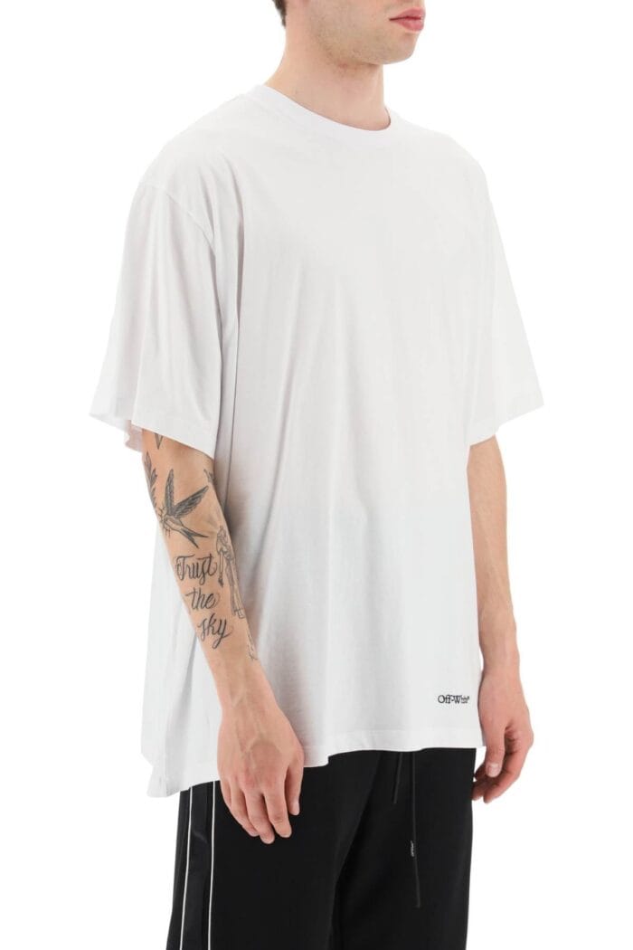 Off-white Scribble Diag Oversized T-shirt