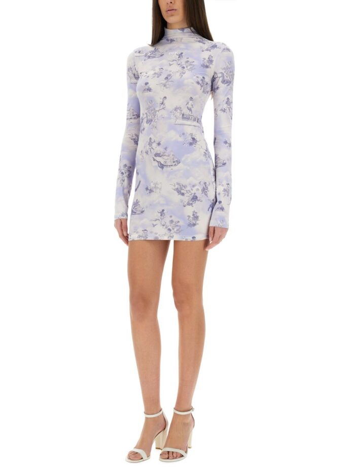 Off-white "SERENITY" SHORT DRESS