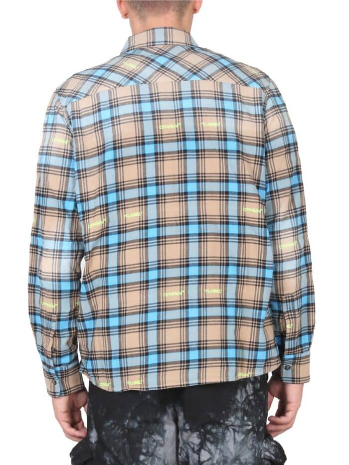 Off-white SHIRT WITH CHECK PATTERN