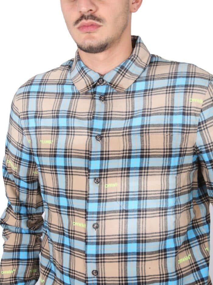 Off-white SHIRT WITH CHECK PATTERN