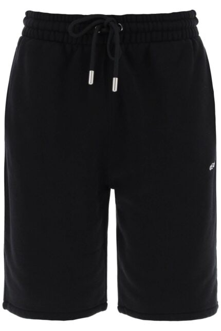 OFF-WHITE "sporty Bermuda Shorts With Embroidered Arrow