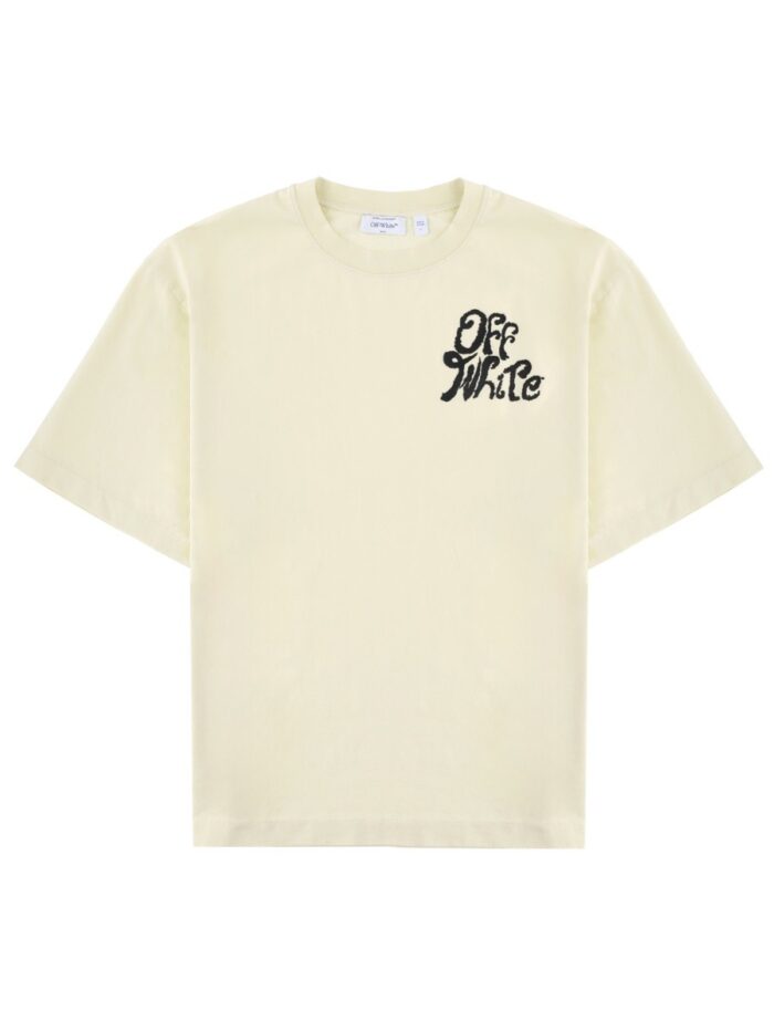 Off-white T-SHIRT CON LOGO