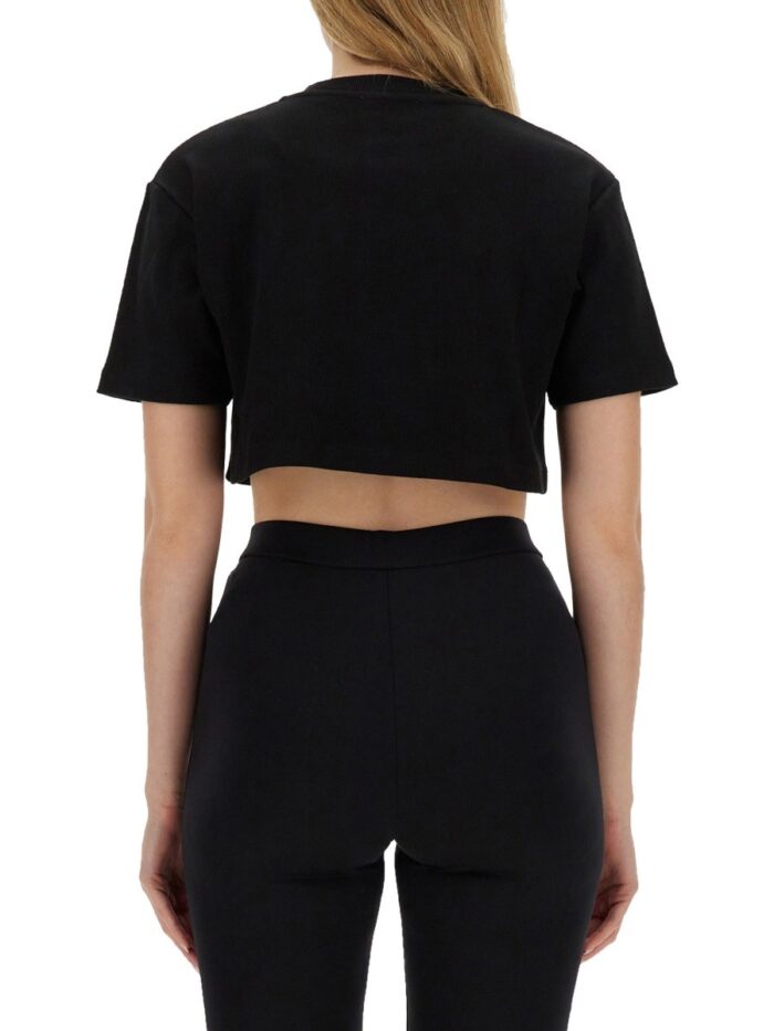 Off-white T-SHIRT CROPPED A COSTE
