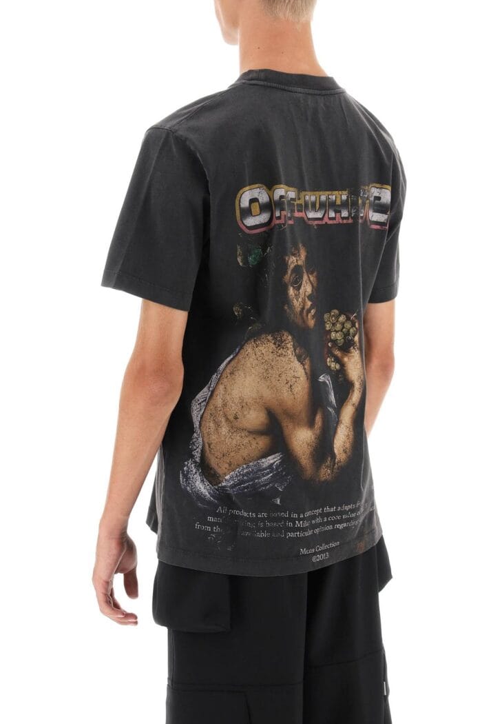 Off-white T-shirt With Back Bacchus Print