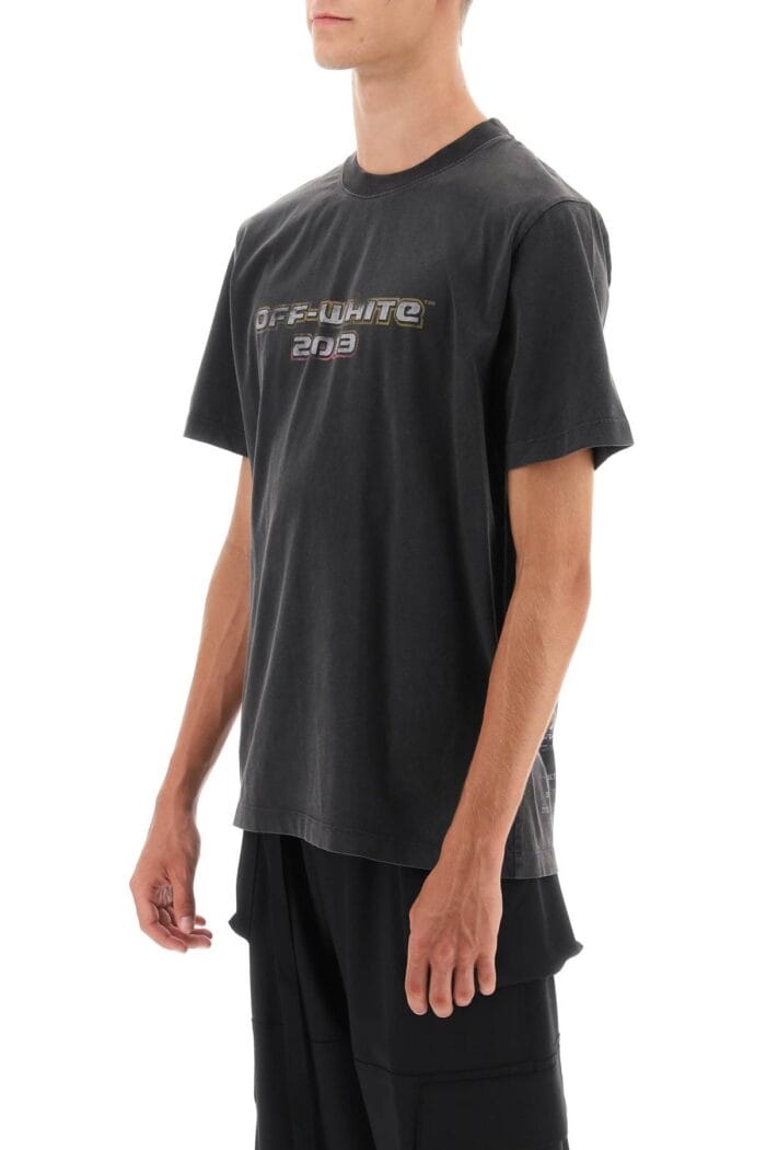 Off-white T-shirt With Back Bacchus Print