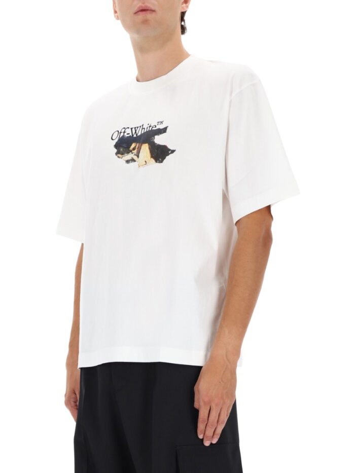 Off-white T-SHIRT WITH LOGO