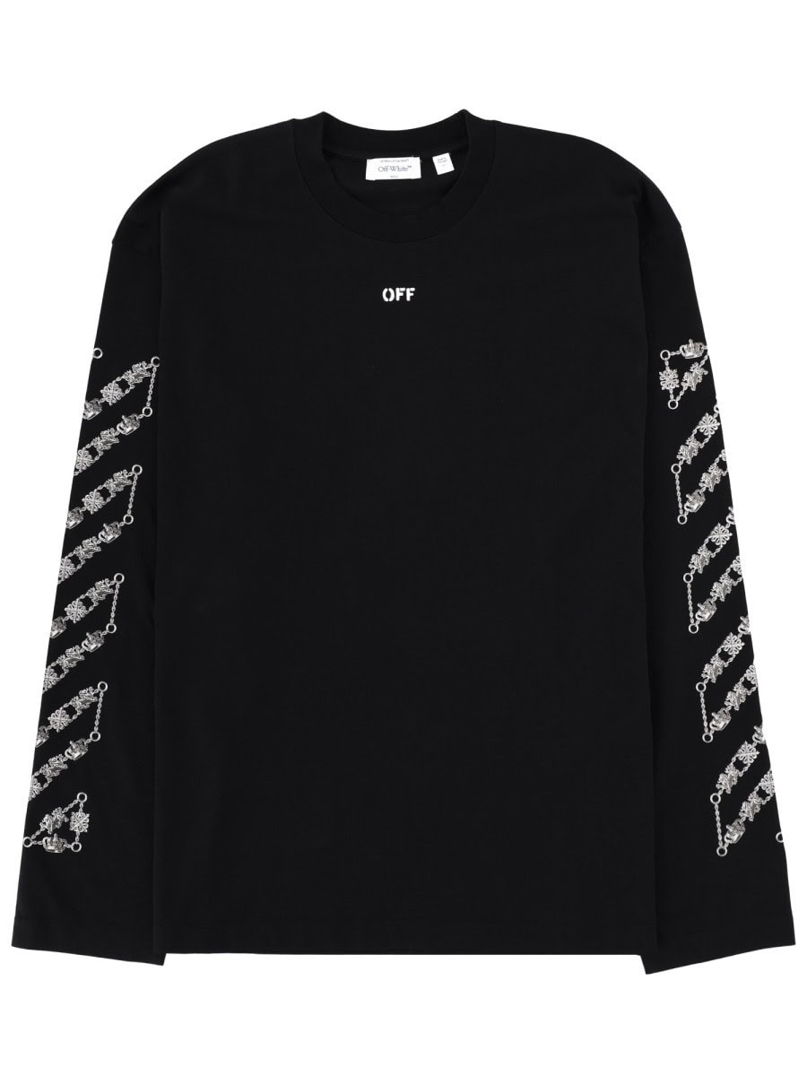 Off-white T-SHIRT WITH LOGO