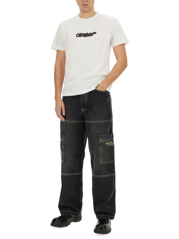 Off-white T-SHIRT WITH LOGO