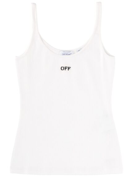 Off-white TANK TOP WITH LOGO