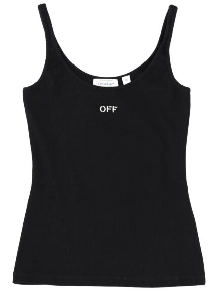 Off-white TANK TOP WITH LOGO