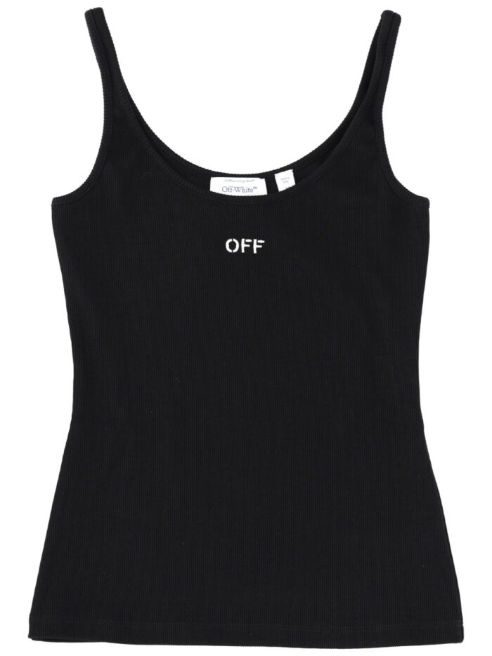 off white tank top with logo Off-white TANK TOP WITH LOGO