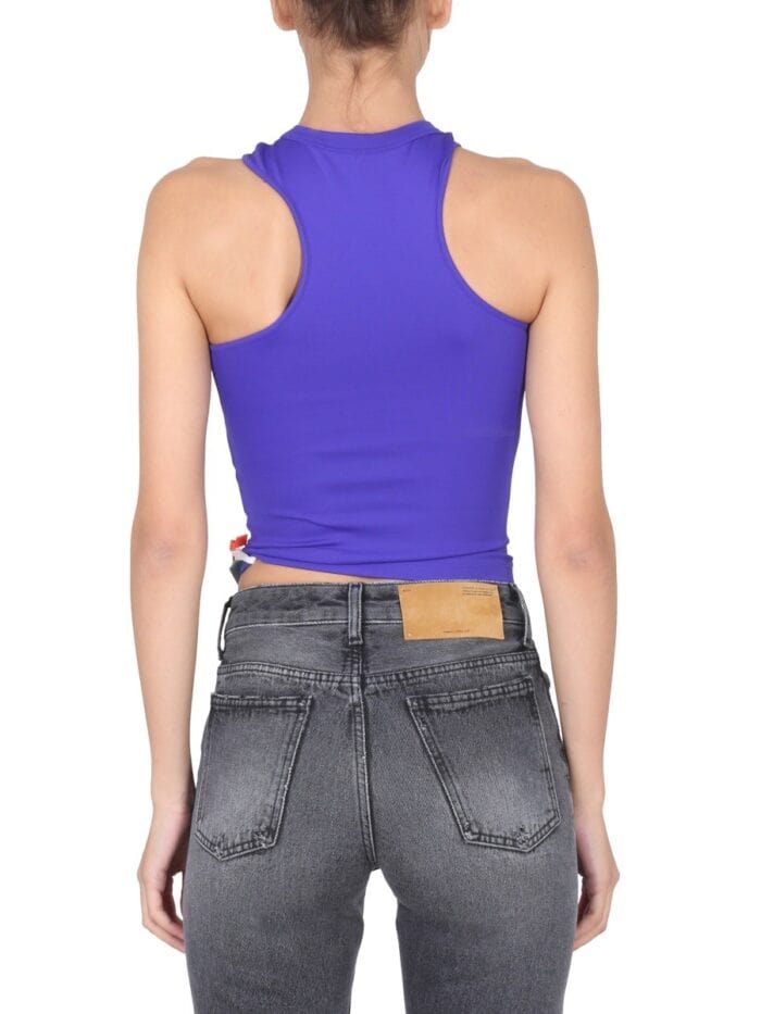 Off-white TOP WITH EMBOSSED LOGO