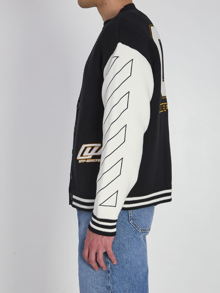 Off White Varsity cardigan
