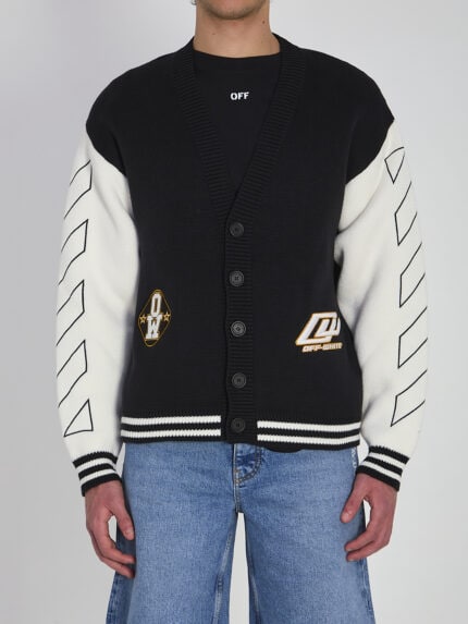 Off White Varsity cardigan