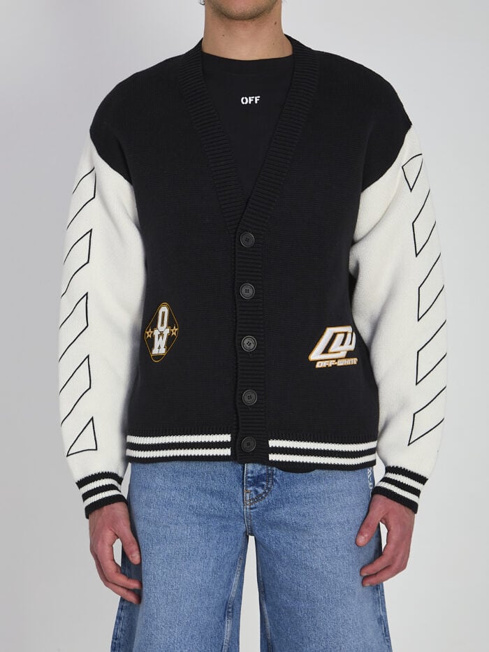 Off White Varsity cardigan