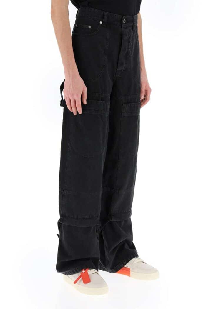 OFF-WHITE Wide Leg Cargo Pants