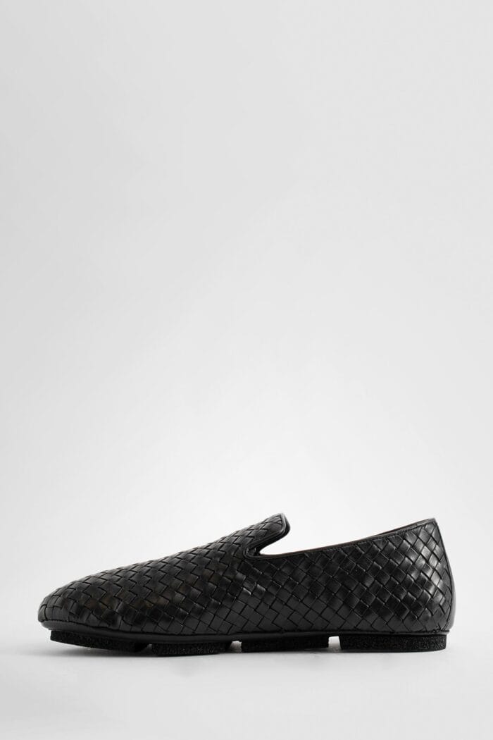 OFFICINE CREATIVE Woven Leather Loafers