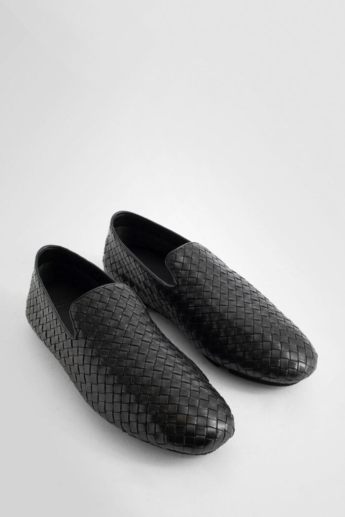 OFFICINE CREATIVE Woven Leather Loafers