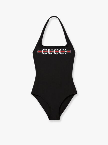 One-piece Swimwear With Gucci Print