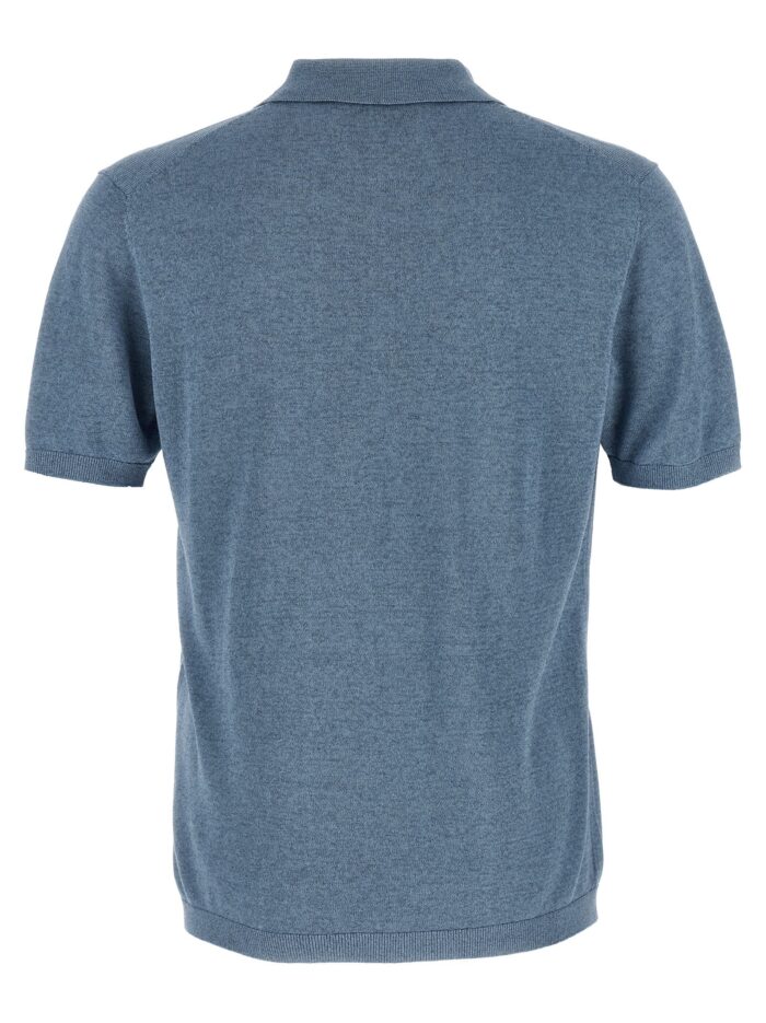 RIVIERA PROJECT Open Collar Polo Shirt