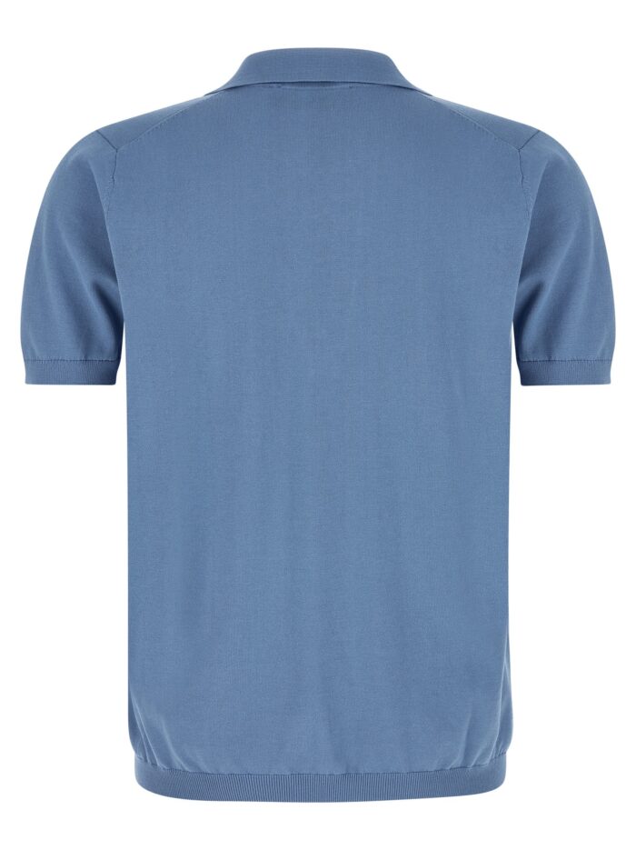 RIVIERA PROJECT Open Collar Polo Shirt
