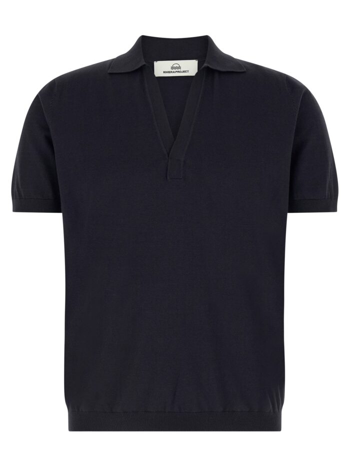 riviera project open collar polo shirt RIVIERA PROJECT Open Collar Polo Shirt