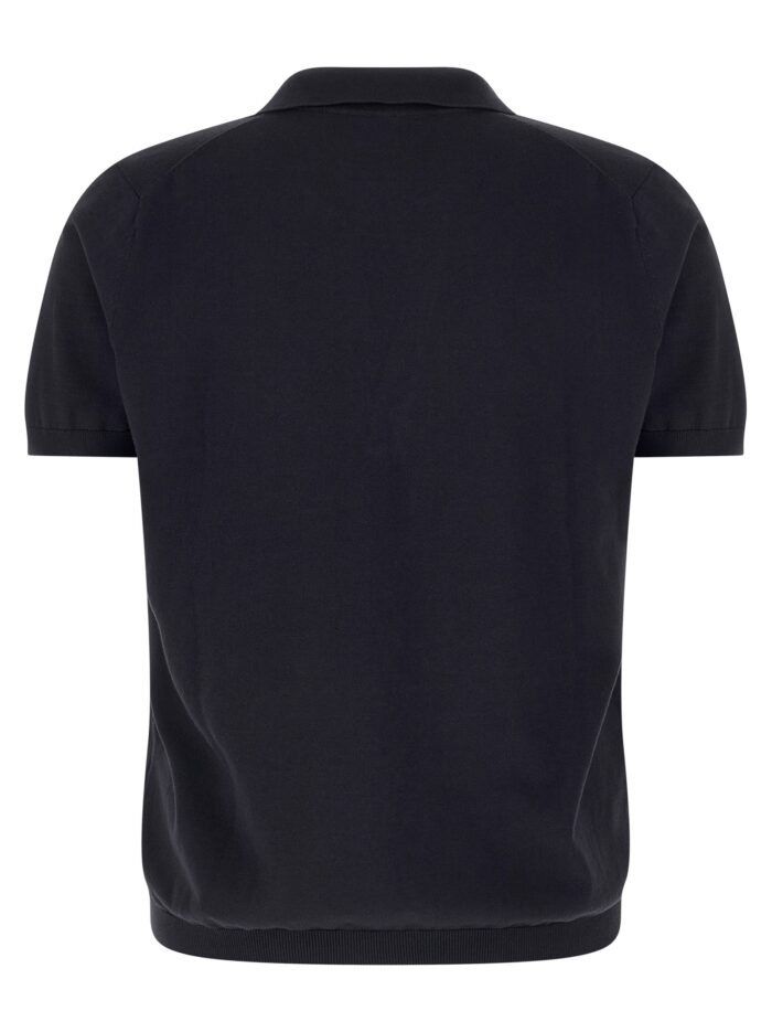RIVIERA PROJECT Open Collar Polo Shirt
