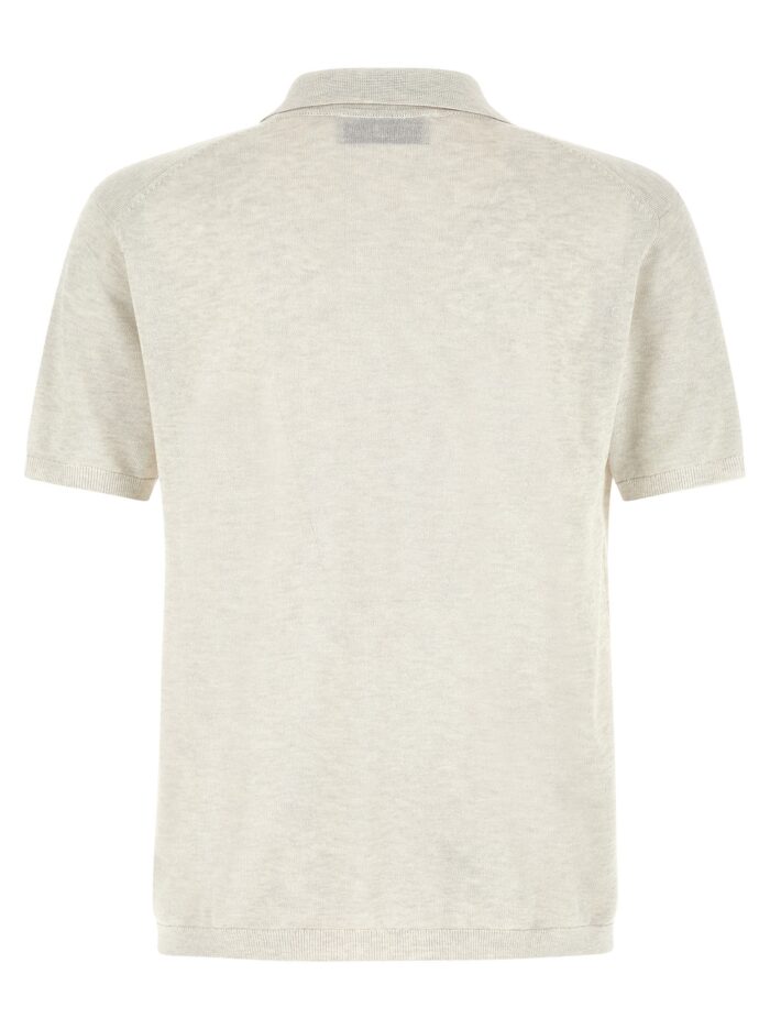 RIVIERA PROJECT Open Collar Polo Shirt