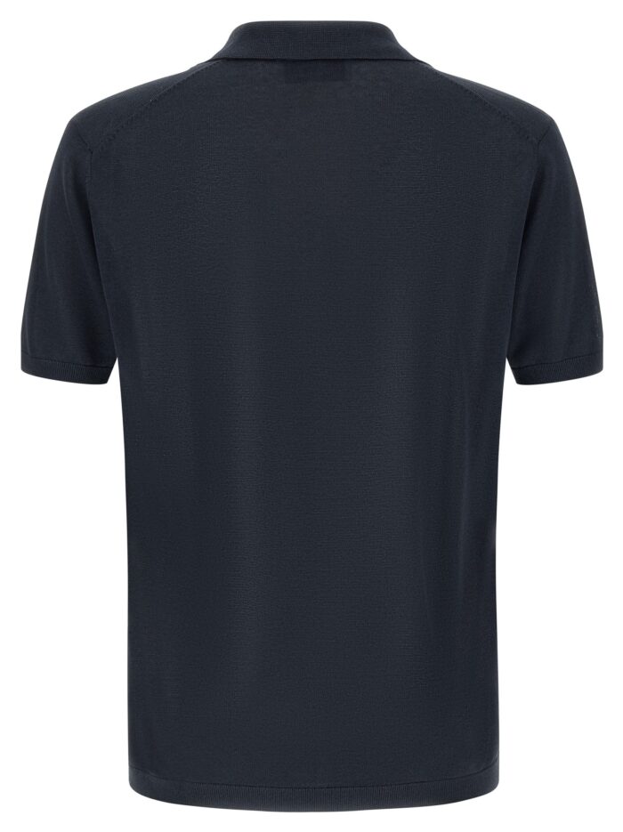 RIVIERA PROJECT Open Collar Polo Shirt
