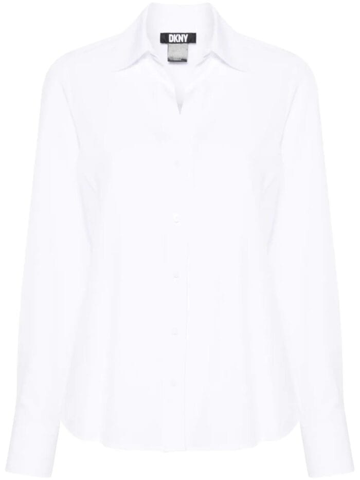 Open Neck Buttondown Shirt