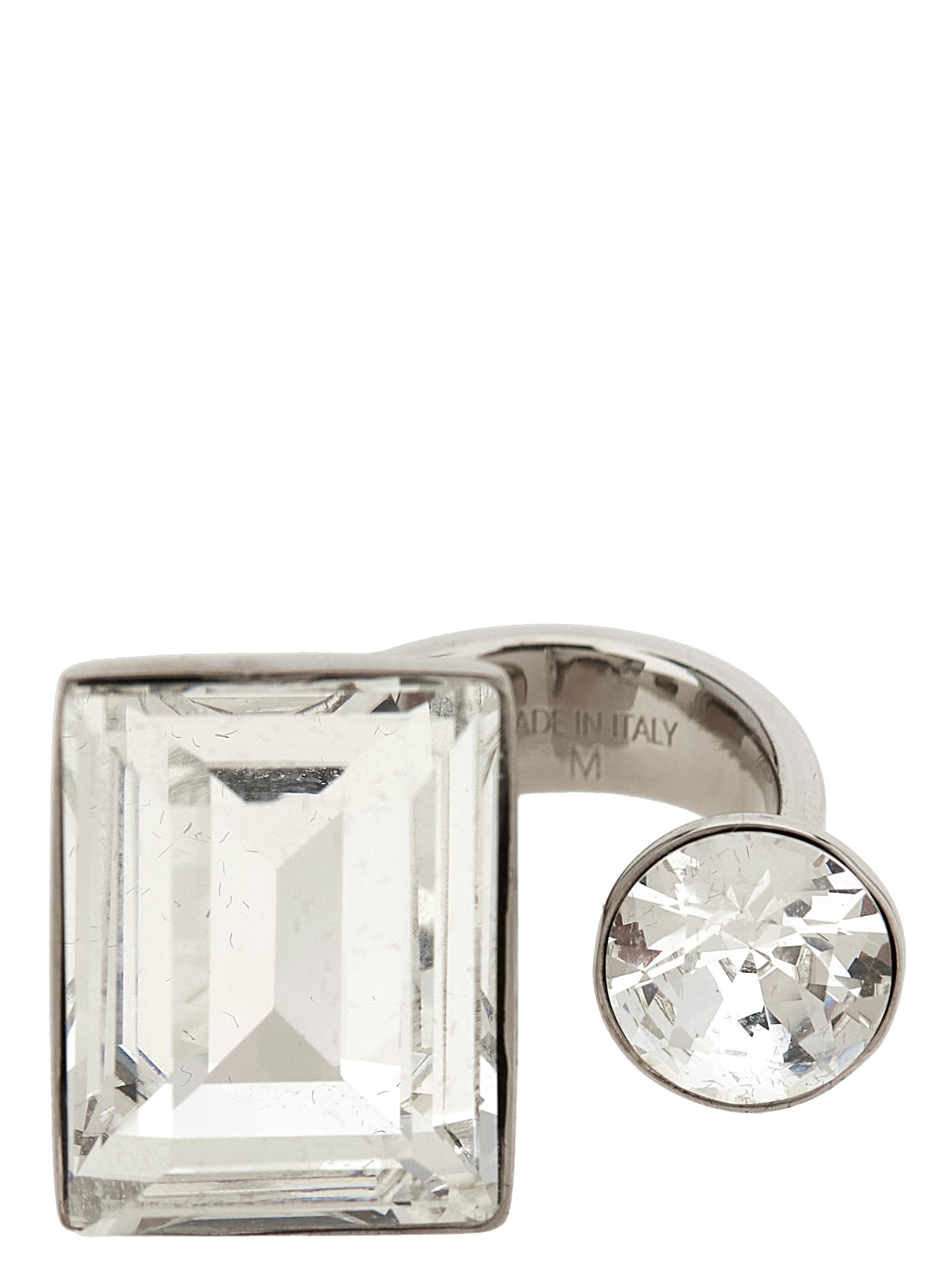 Dries Van Noten Open Ring With Crystals