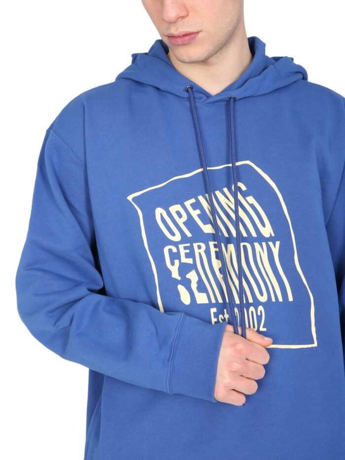 OPENING CEREMONY SWEATSHIRT WITH LOGO BOX