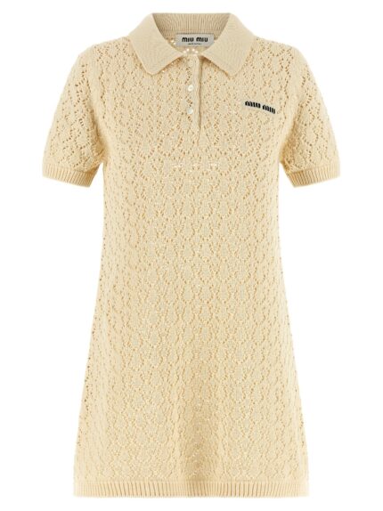 Miu Miu Openwork Cotton Dress
