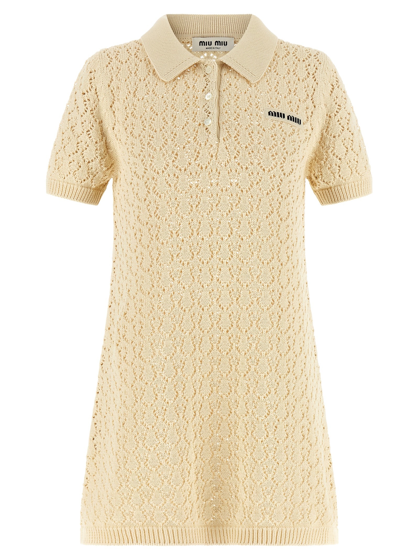 Miu Miu Openwork Cotton Dress