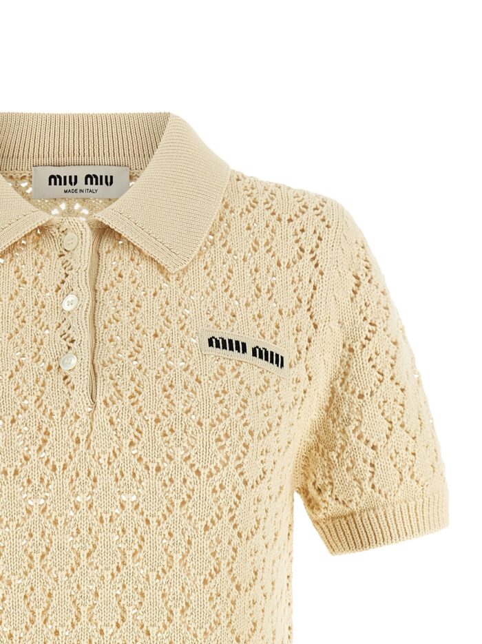 Miu Miu Openwork Cotton Dress