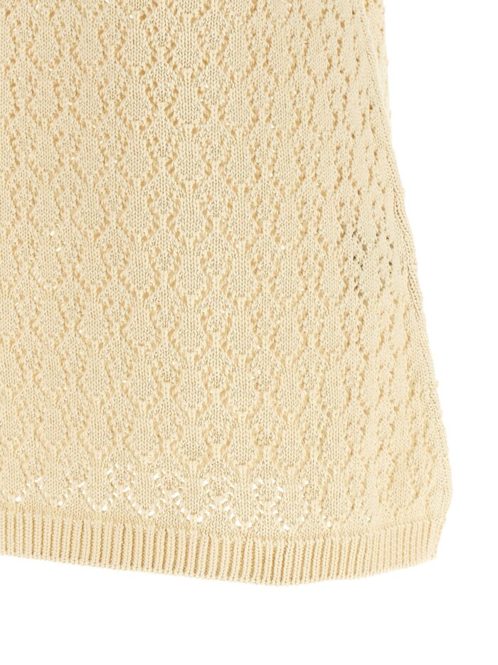 Miu Miu Openwork Cotton Dress