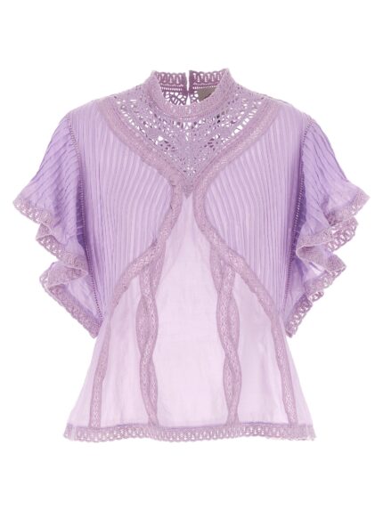 FARM RIO Openwork Detail Blouse