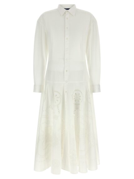 Polo Ralph Lauren Openwork Embroidery Dress