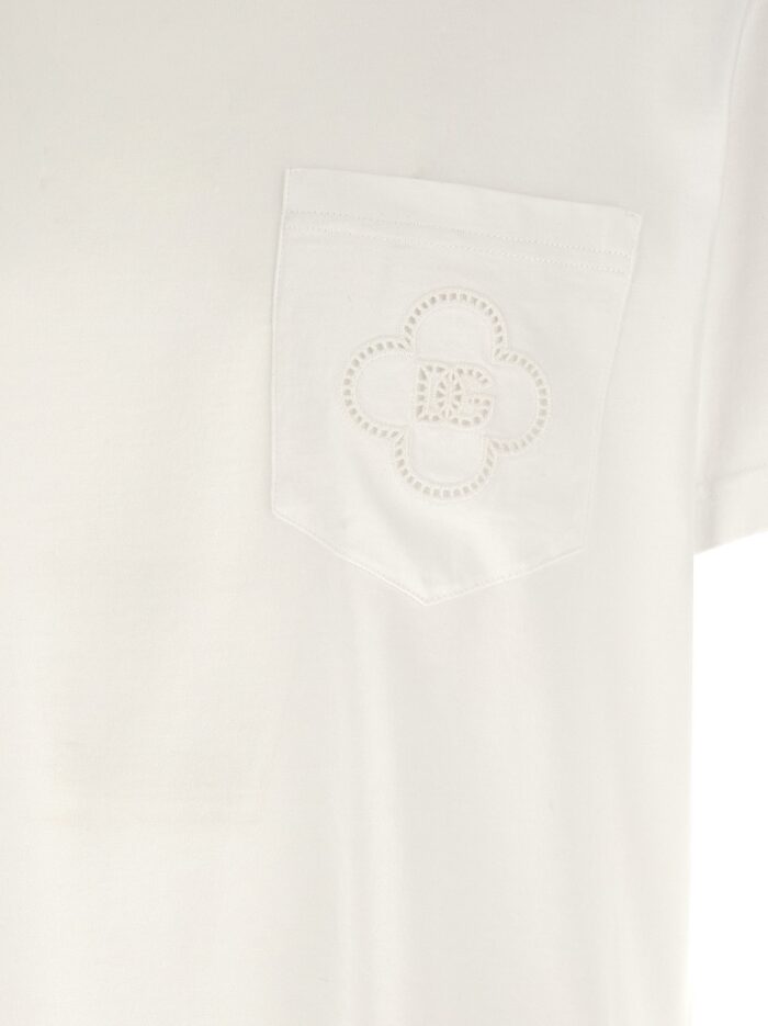 Dolce & Gabbana Openwork Logo T-shirt