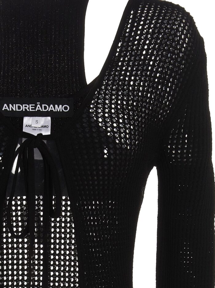 ANDREADAMO Openwork Long Cardigan