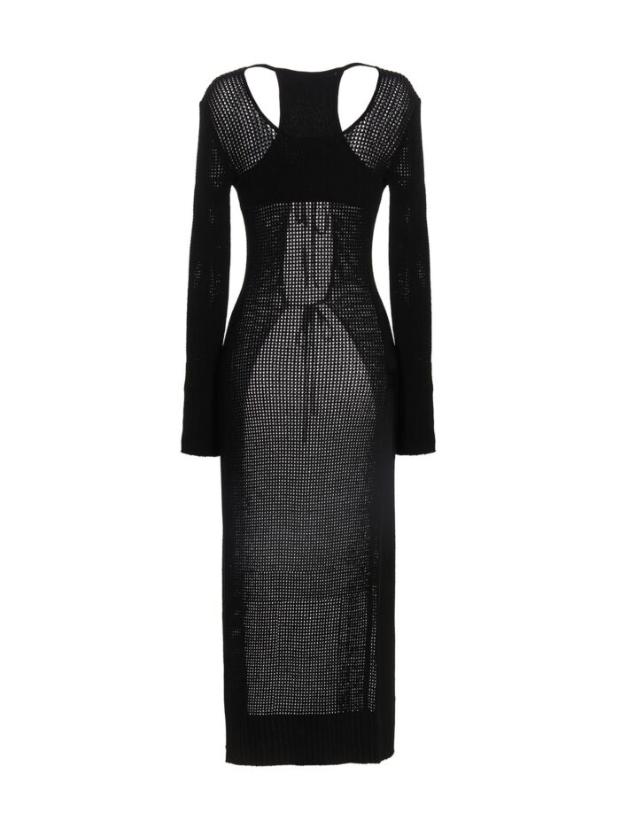 ANDREADAMO Openwork Long Cardigan