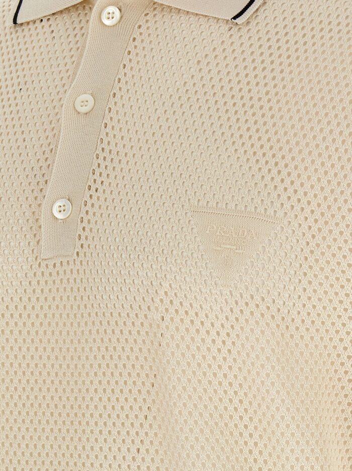PRADA Openwork Polo Shirt