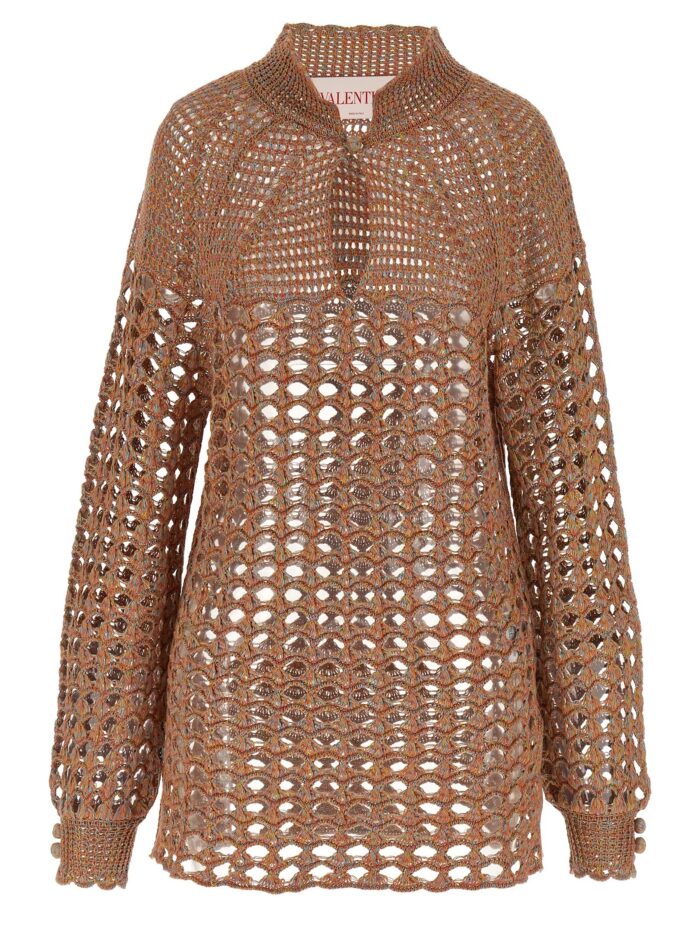 valentino garavani openwork sweater Valentino Garavani Openwork Sweater