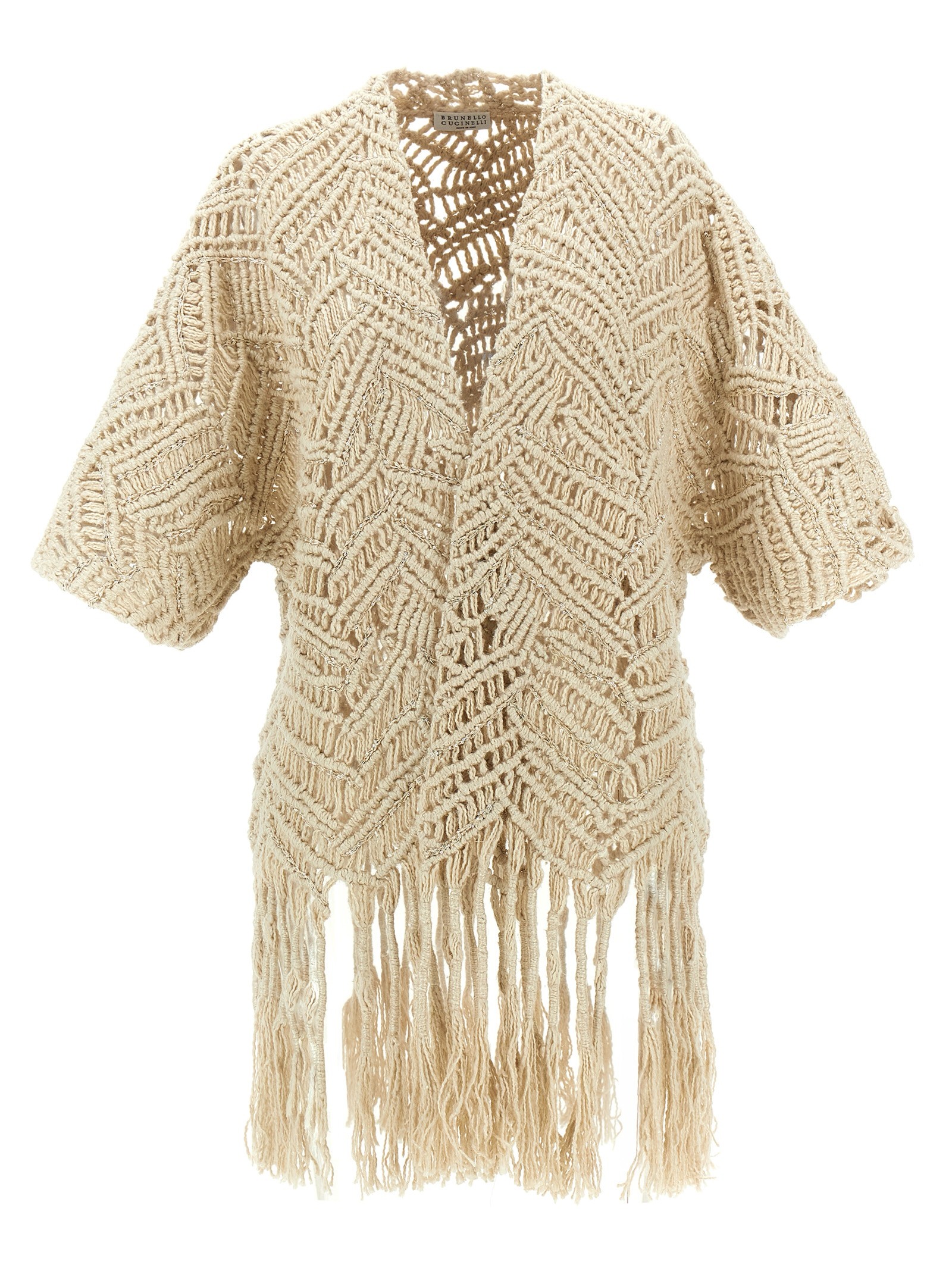 Brunello Cucinelli 'OPERA Dazzling Macramé' Cardigan